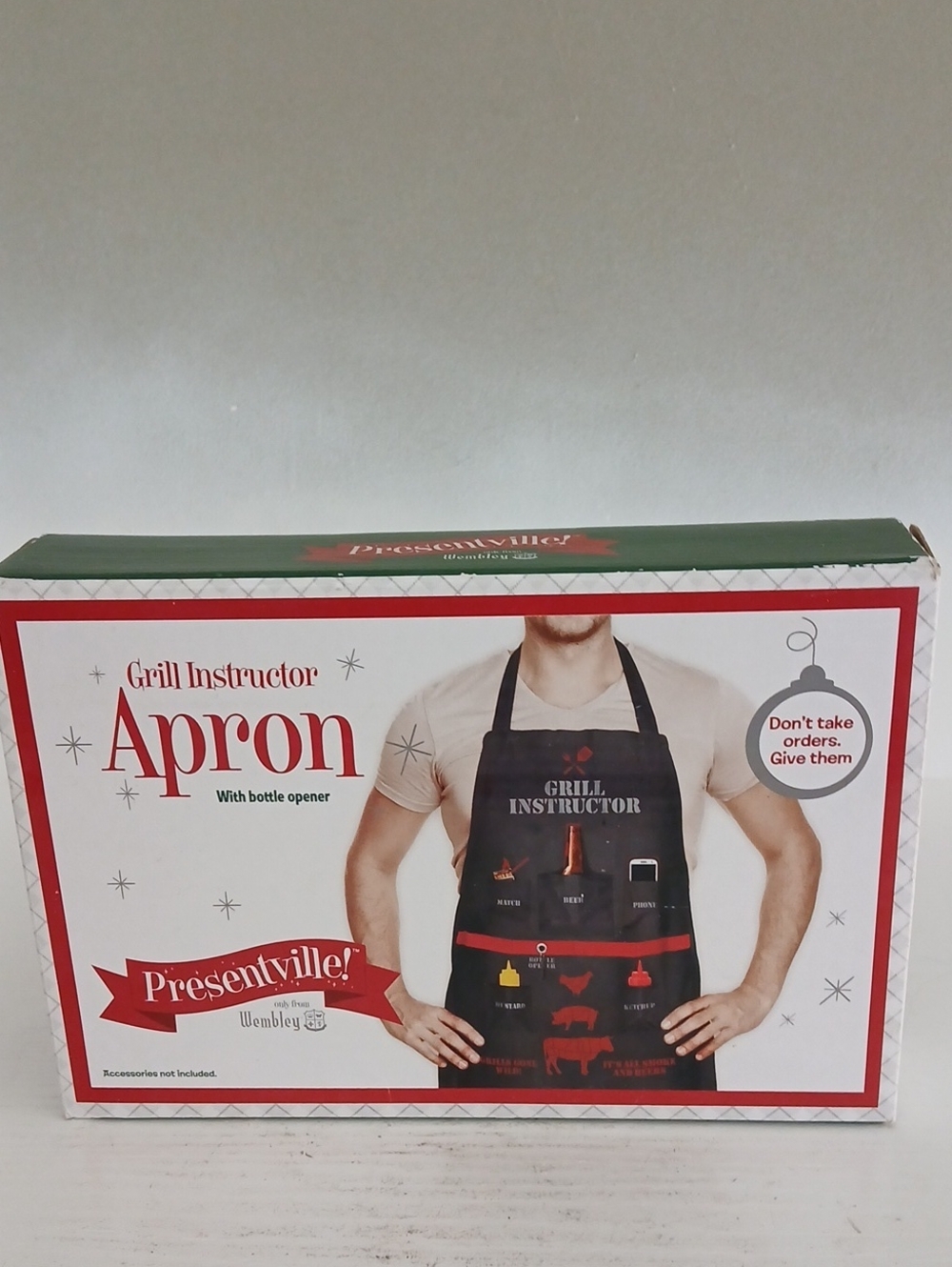 Grill Instructor Apron with Bottle Opener